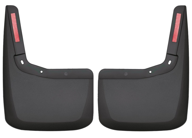 Ford F-150 Mud Guards - Rear - Husky Liners - FormFit Design - Black - `21-`23